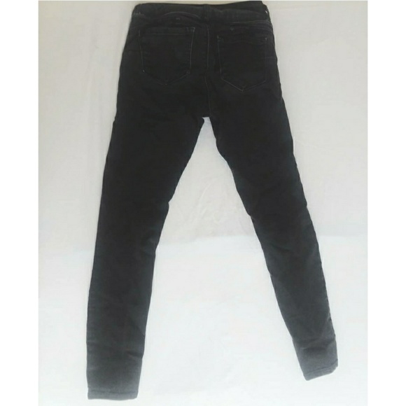 Skinny Black Womens Jean's Size 0 - Picture 2 of 8